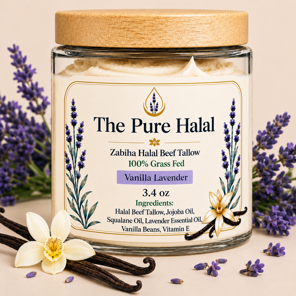 Halal Vanilla Lavender Tallow